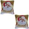 Set of 2 Believe in Santa Christmas Cushion Throw Pillow Covers
